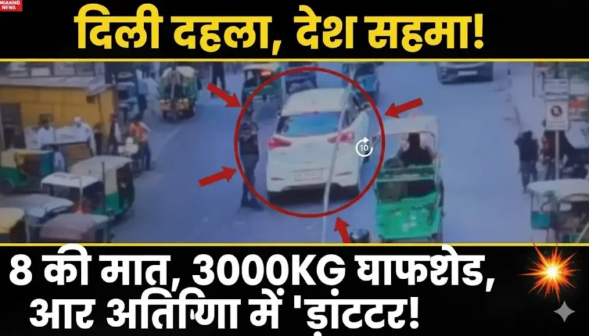 दिल्ली दहला, देश सहमा! 8 की मौत, 3000KG विस्फोटक, और आतंकियों में 'डॉक्टर'!